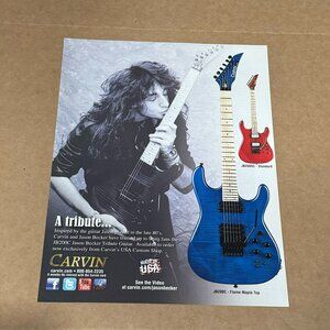 Jason Becker - Carvin Guitars - JB200C SC - 2014 Print Advertisement